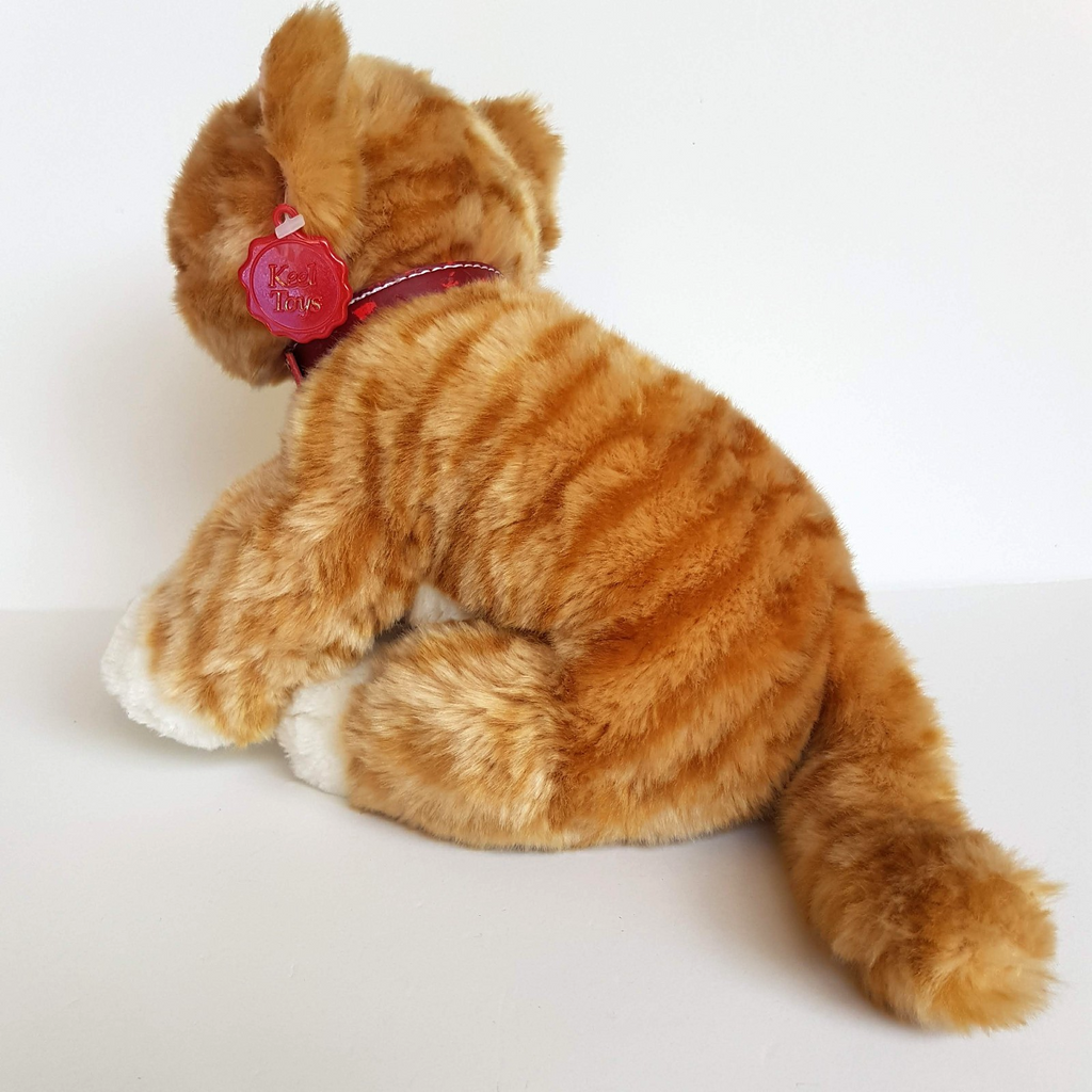 Keel GINGER TABBY CAT Floppy Orange 30cm Plush Soft Toy Stuffed Animal Pet Cute7