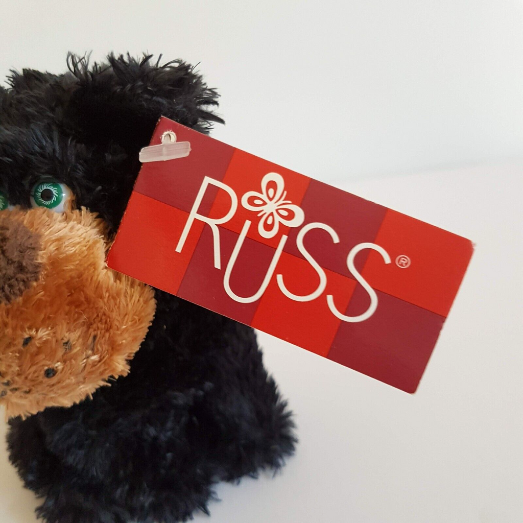 Russ Barking Dogs ROTTWEILER Puppy 5” Plush Stuffed Animal NO SOUND Soft Toy3