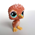 Littlest Pet Shop BROWN KIWI BIRD 2015 Plastic Figure Bobble Head LPS Cute 031410