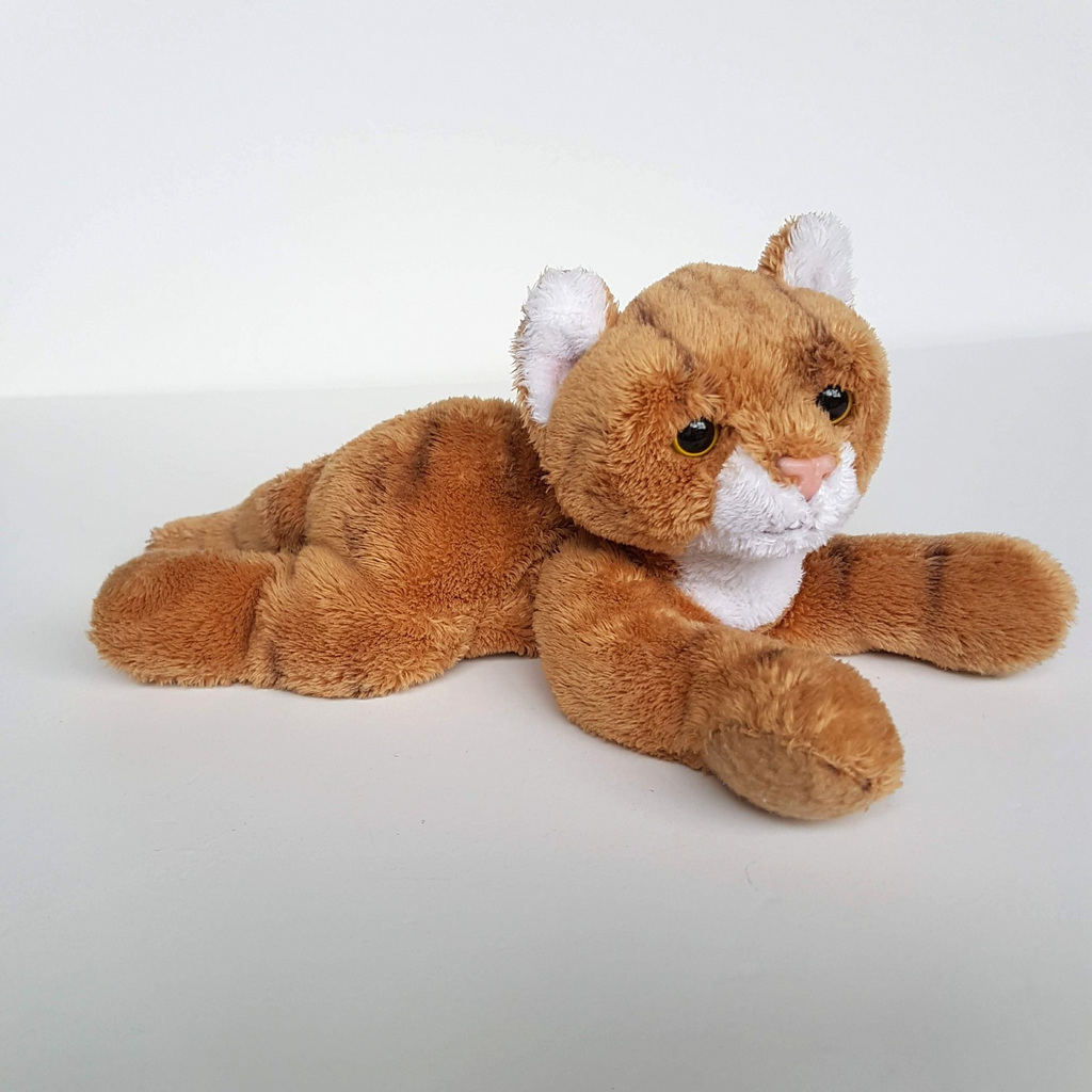 Yomiko Classics FLOPPY GINGER CAT CHRIS Stuffed Animal Soft Toy Floppy Beanbag0
