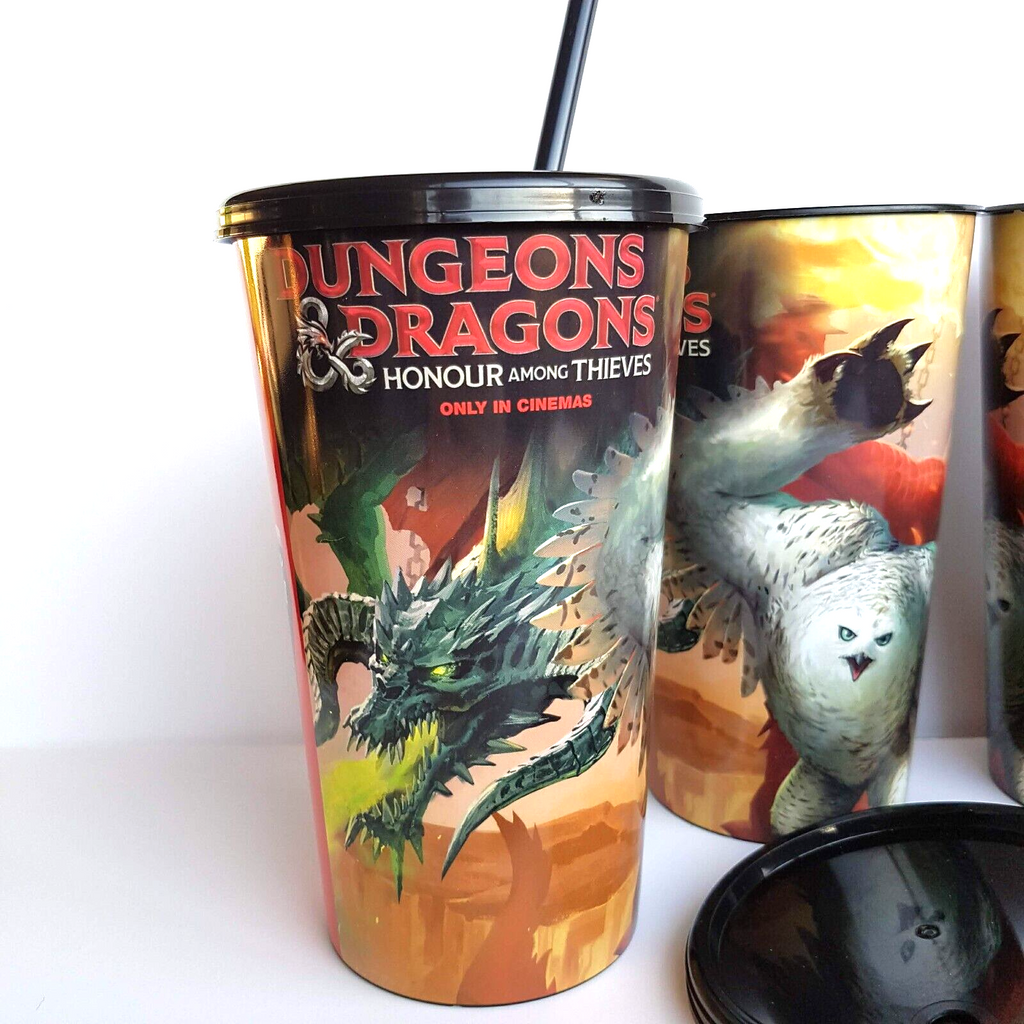 Dungeons & Dragons COCA COLA CINEMA CUPS Theatres Movie Merch Fantasy Monsters1