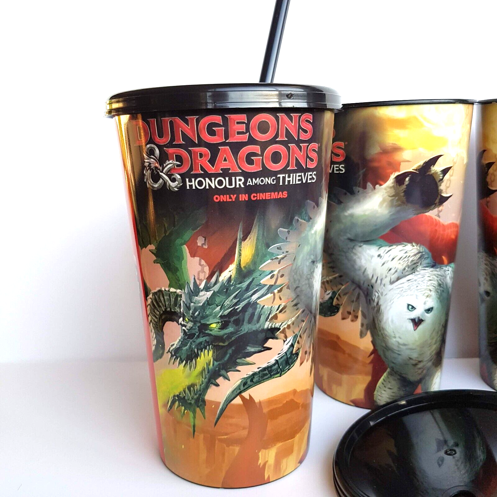Dungeons & Dragons COCA COLA CINEMA CUPS Theatres Movie Merch Fantasy Monsters1