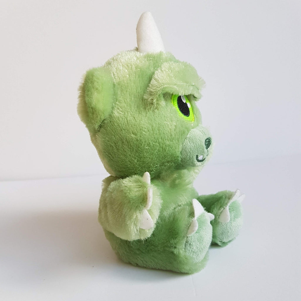 Build A Bear MINI BEARCLOPS Halloween Plush BABW Stuffed Animal Soft Toy Green1