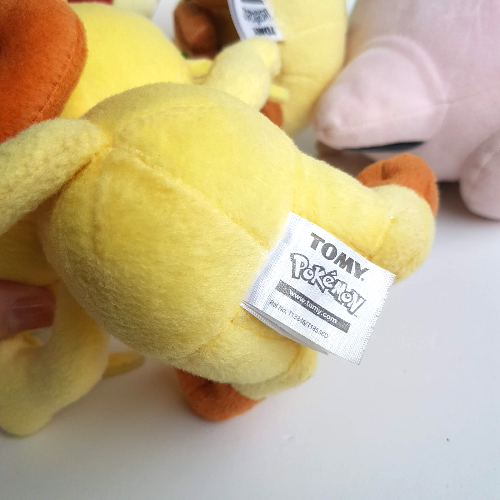 POKEMON PLUSH LOT Meowth Leafeon Wombbuffet Pikachu Jigglypuff Nintendo Soft Toy8