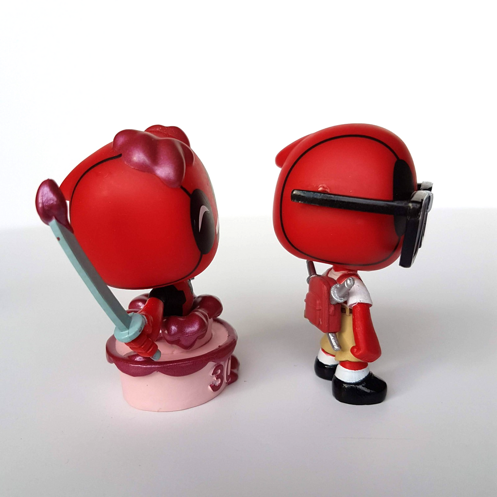 Funko Mystery Minis DEADPOOL 30th Anniversary + Nerd Action Figures Bobble Toys6