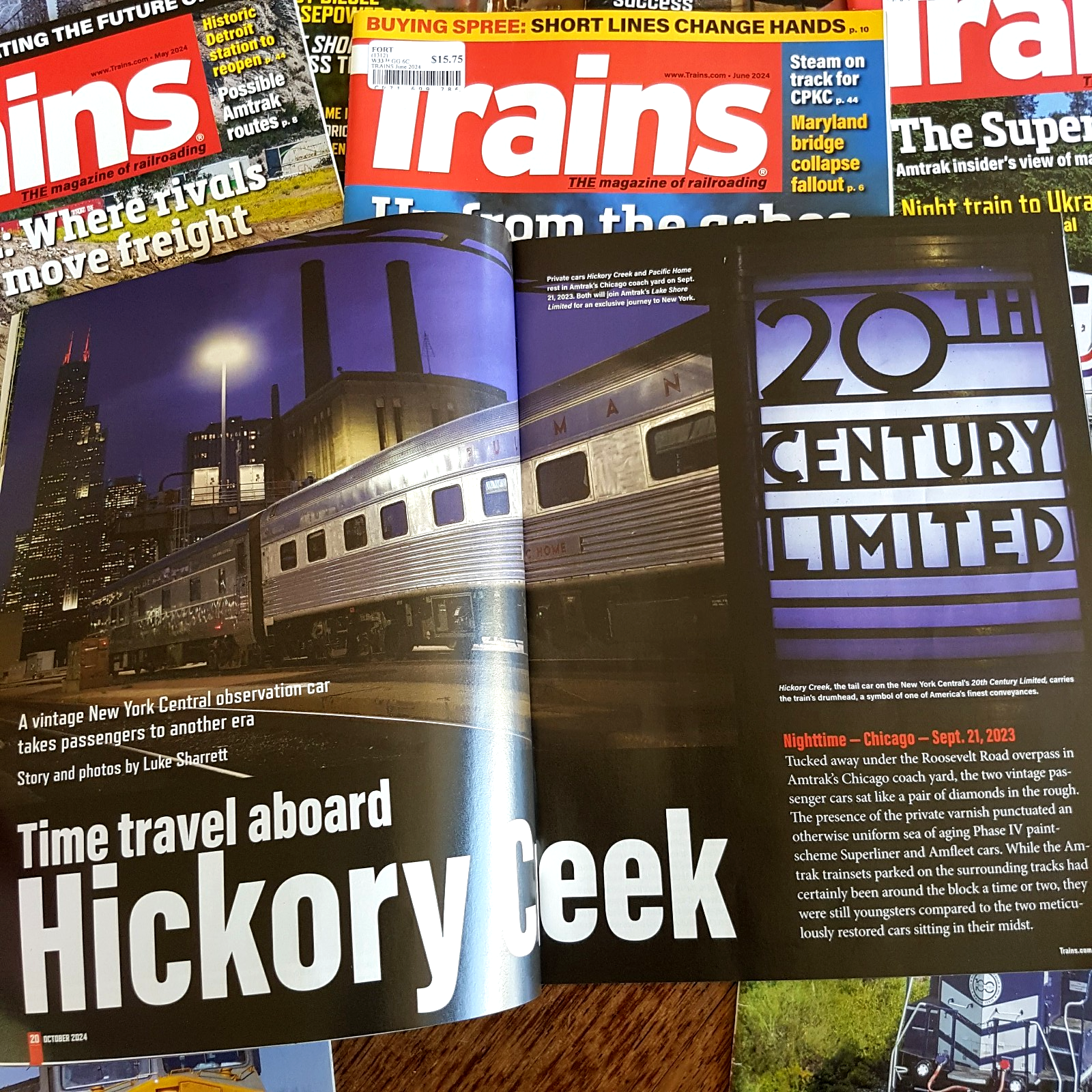 TRAINS MAGAZINE Jan   Dec 2024 Bundle Lot Locomotive Steam Diesel Series Edition14