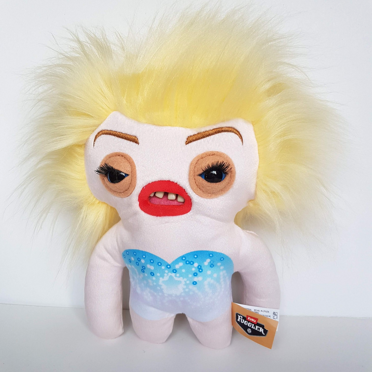 Fuggler Fuggstars FLEETING FARTLET Pop Star Funny Ugly Monster Plush Teeth Weird2