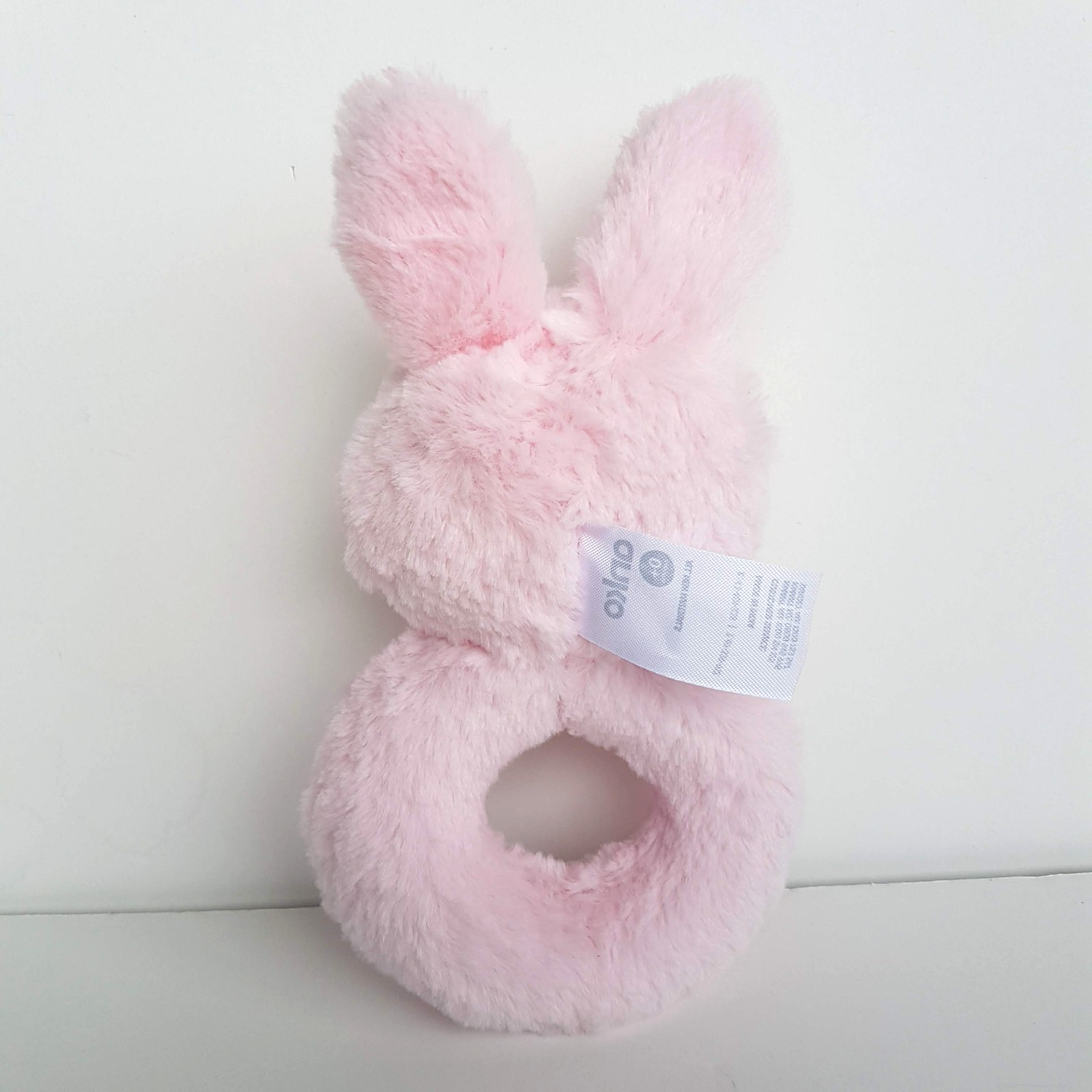 Anko BUNNY RABBIT RATTLE Plush Pink Baby Soft Toy 19cm Stuffed Animal Comforter3