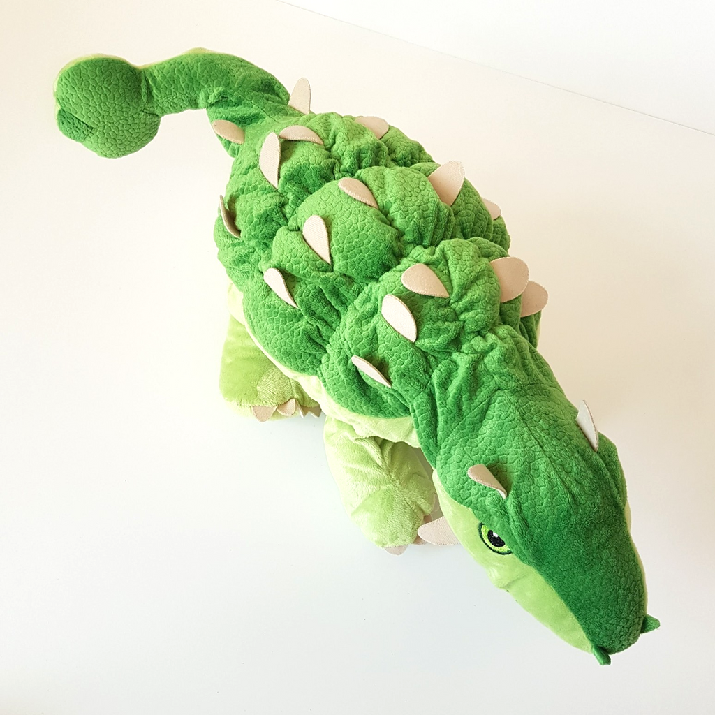 Ikea GREEN DINOSAUR Ankylosaurus Jattelik Plush 57cm Stuffed Animal Soft Toy5