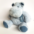Histoire d'Ours BLUE HIPPO Plush 30cm Stuffed Animal Denim Hipp'o Sleep Soft Toy0