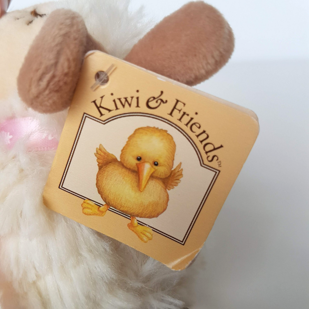 Kiwi & Friends WHITE LAMB SHEEP 16cm Plush Stuffed Animal Soft Toy New Zealand8
