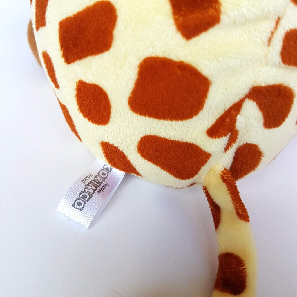 Korimco GIRAFFE + GINGER CAT Plush 28cm Soft Toy Stuffed Animal Belly Button10