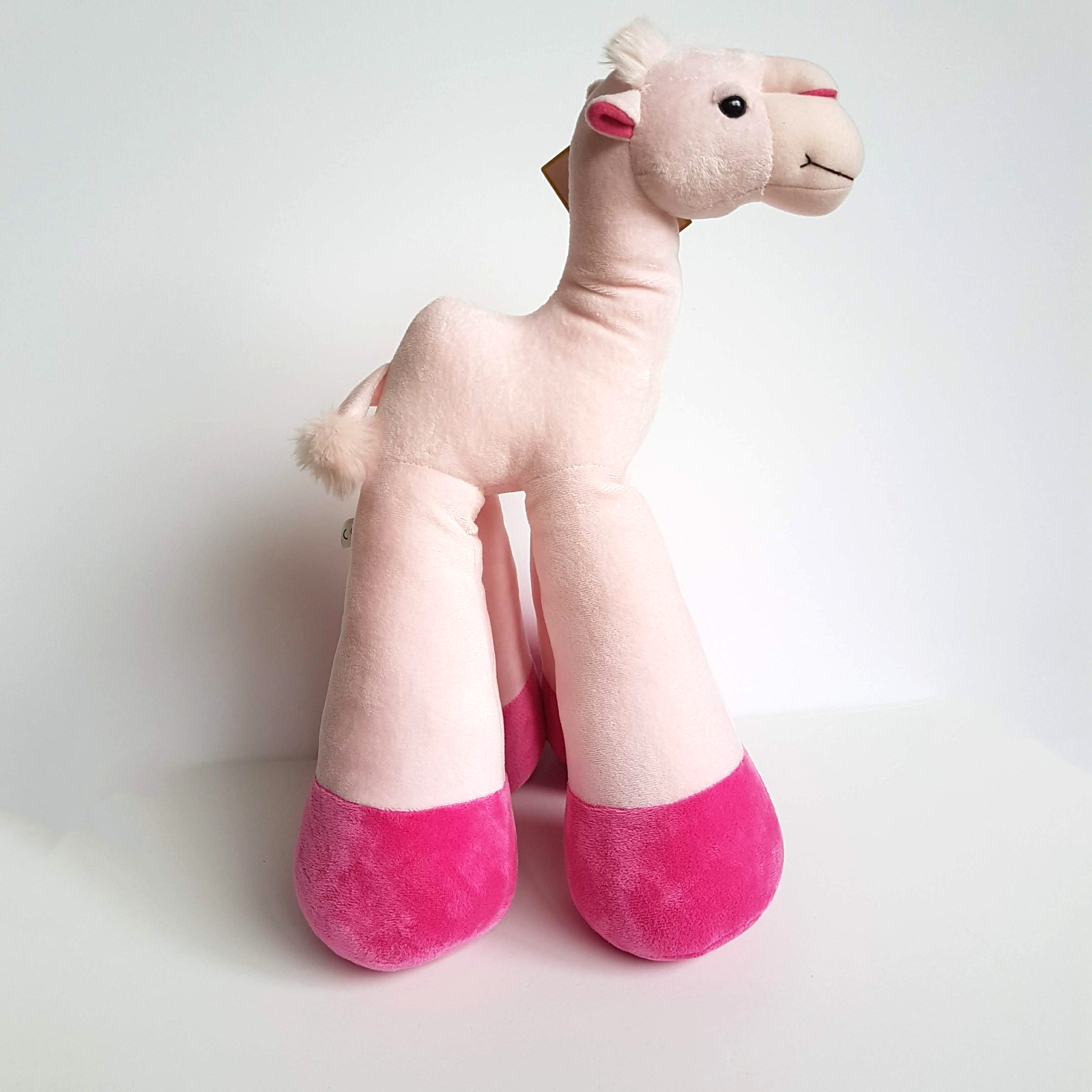 Bambino ARABIAN CAMEL FUNNY FEET Large Pink Plush 46cm Stuffed Animal Soft Toy2