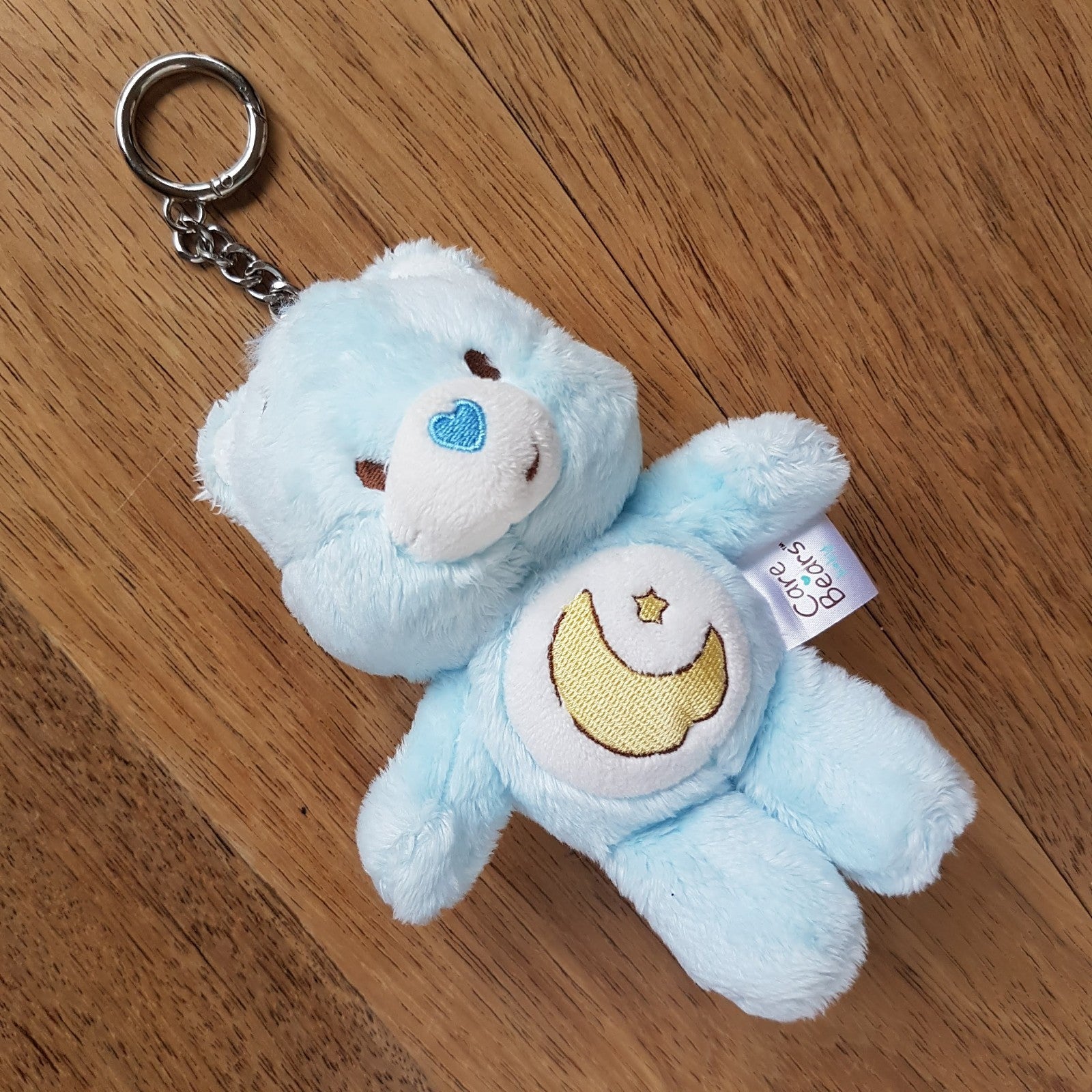 Care Bears Baby BEDTIME BEAR Plush Keychain Keyring Moon Soft Toy Thailand 15cm0