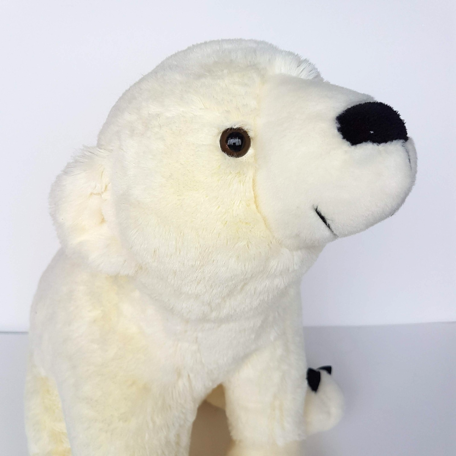 Sea World POLAR BEAR 34cm Plush Stuffed Animal Wild Soft Toy Snow Animals Cute1