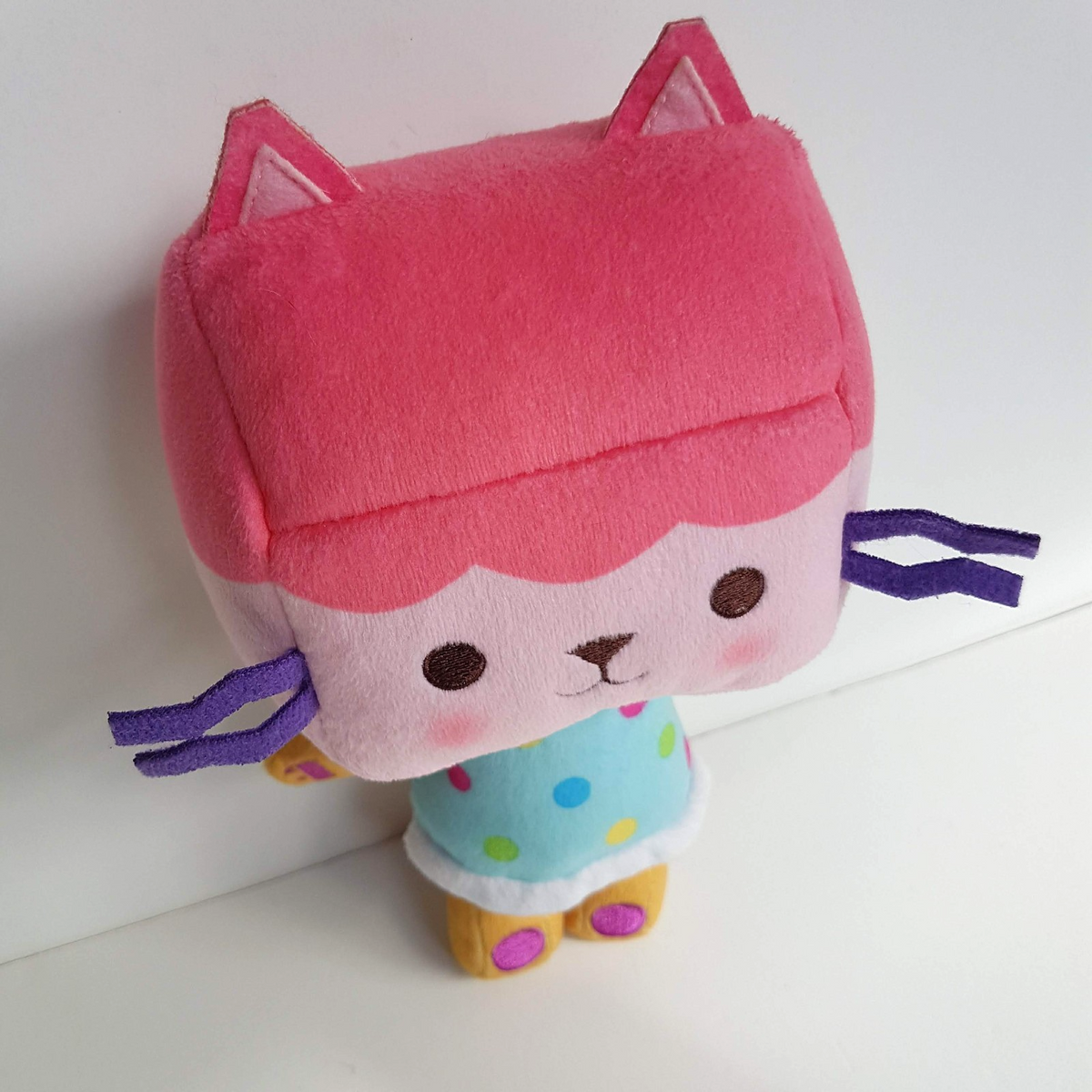 Gabby's Dollhouse BABY BOX CAT Plush 22cm Pink Kitten Stuffed Animal Soft Toy3