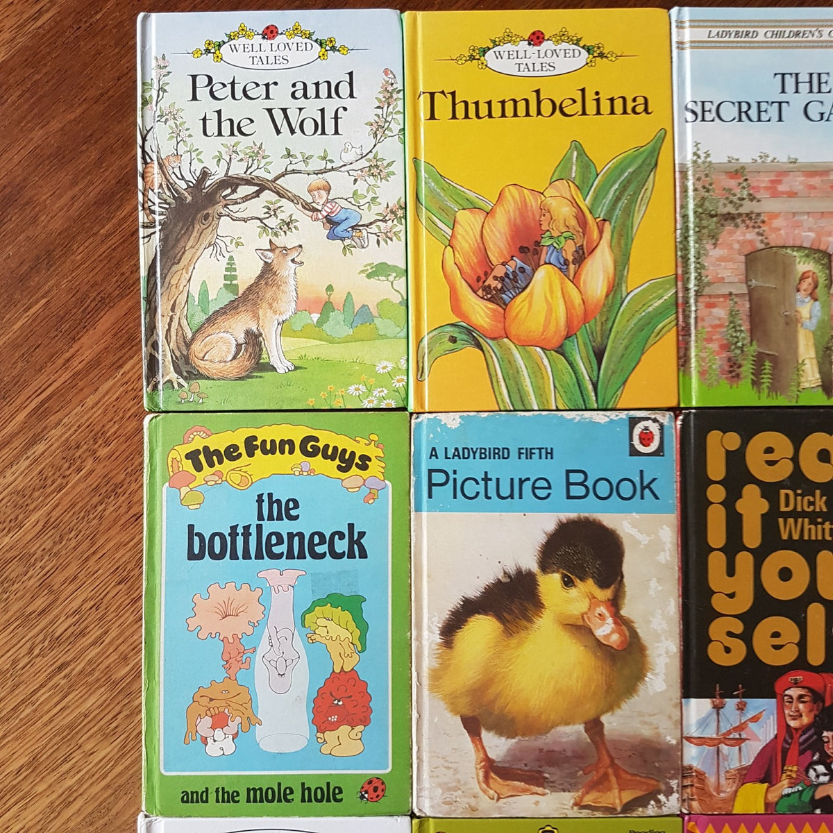 Vintage LADYBIRD 12 BOOK BUNDLE LOT Hardcover Kids Reader Story Book Illustrated1