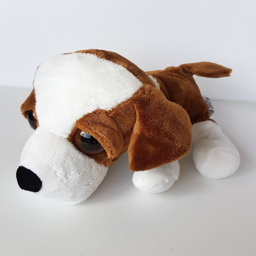 Russ Lil' Peepers JINDALEE DOG BEAGLE 31cm Big Eye Soft Toy Plush Stuffed Animal0