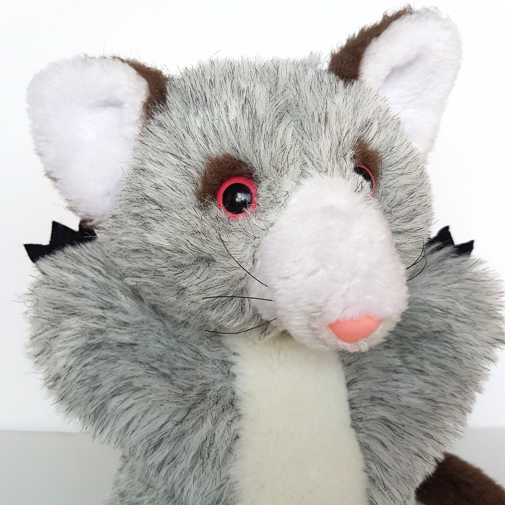 CA Australia POSSUM Hand Puppet Stuffed Animal Soft Toy Marsupial Vintage Cute5