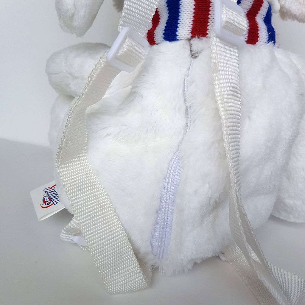 AFL WESTERN BULLDOGS Football Backpack Plush Dog Kids Bag Footy Merchandise Toy10