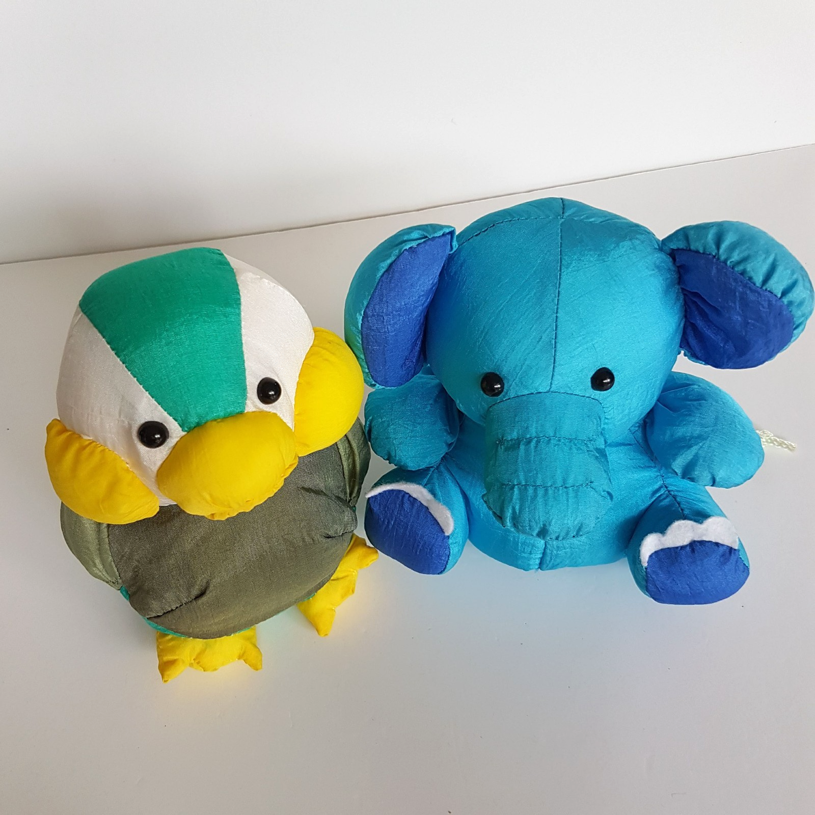 Freedom TAFFETA BIRD & ELEPHANT Vintage Parachute Plush Soft Toy Stuffed Animal3