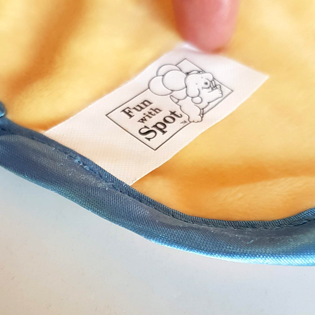 Yellow SPOT THE DOG Baby Lovey Satin Plush Comforter Security Blanket Soft Toy4