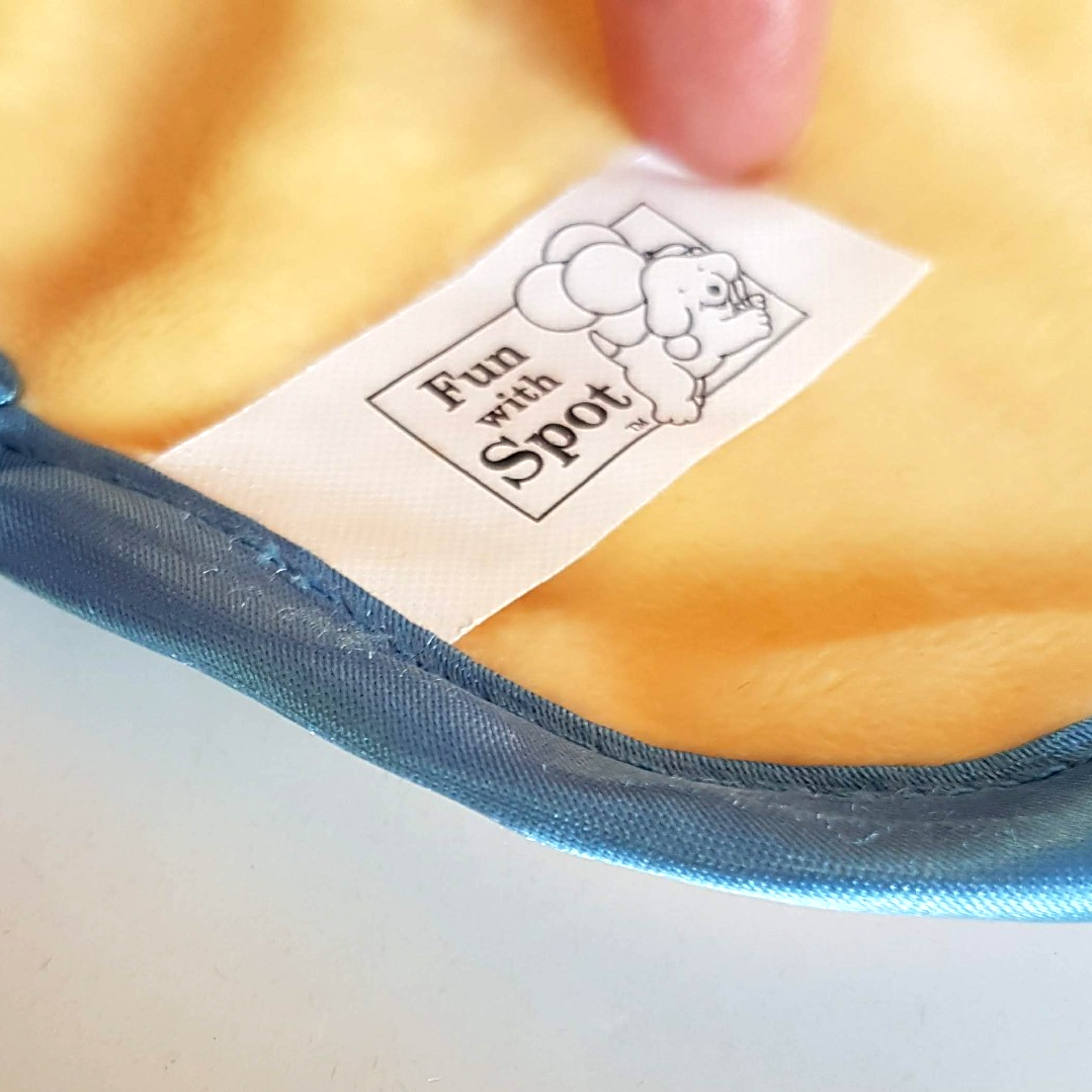 Yellow SPOT THE DOG Baby Lovey Satin Plush Comforter Security Blanket Soft Toy4