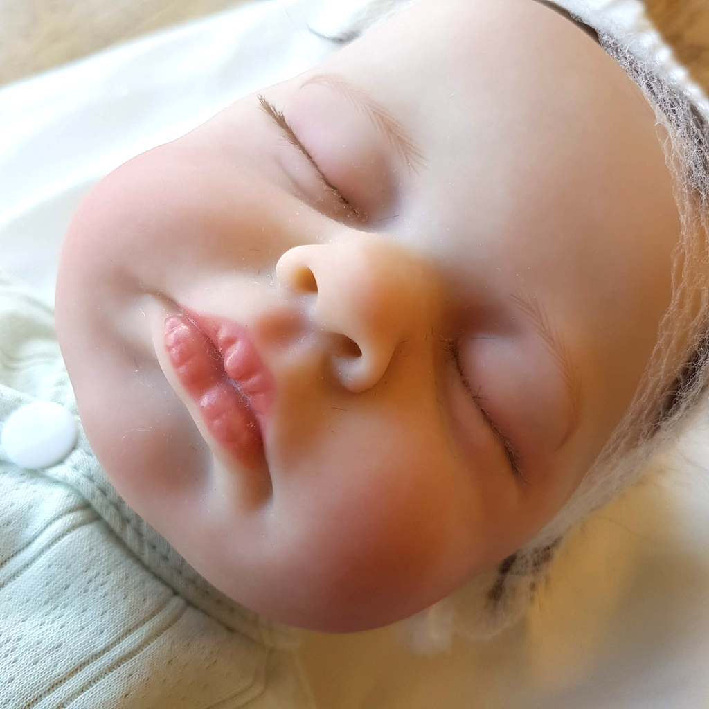 Doll Reborn LIFELIKE BOY BABY Root Hair Realistic 46cm 1kg Weighted Articulated11