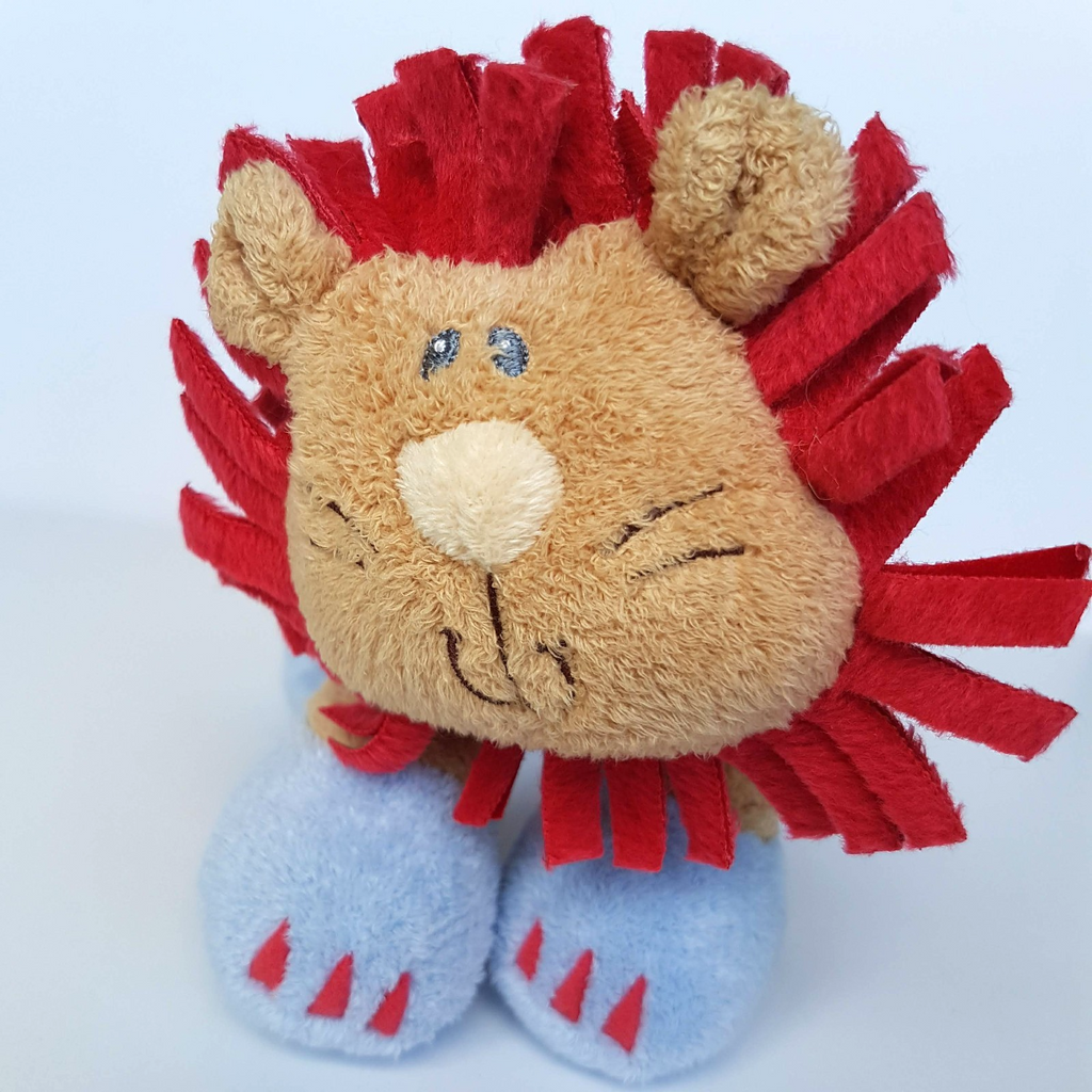 Baby Gund WOODLES LITTLE LION Rumba Baby Rattle 7" Plush Soft Toy Stuffed Animal9