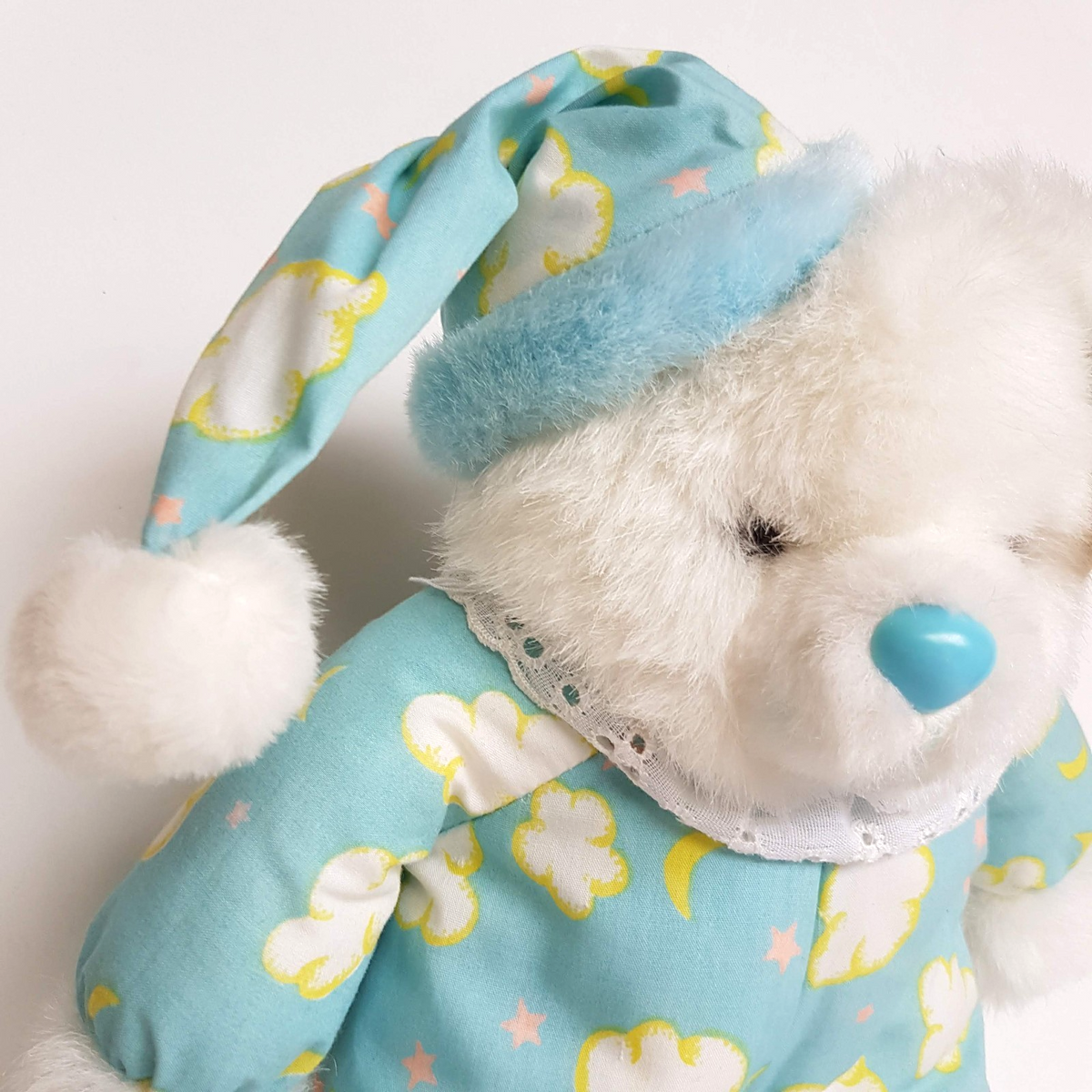 Vintage Metro Toys TEDDY BEAR IN PJs Plush 34cm TAGS Stuffed Animal Soft Toy3