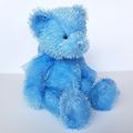 Soft Cuddles CANDY BLUE Teddy Bear 35cm Plush Soft Toy Stuffed Animal Bow Floppy0