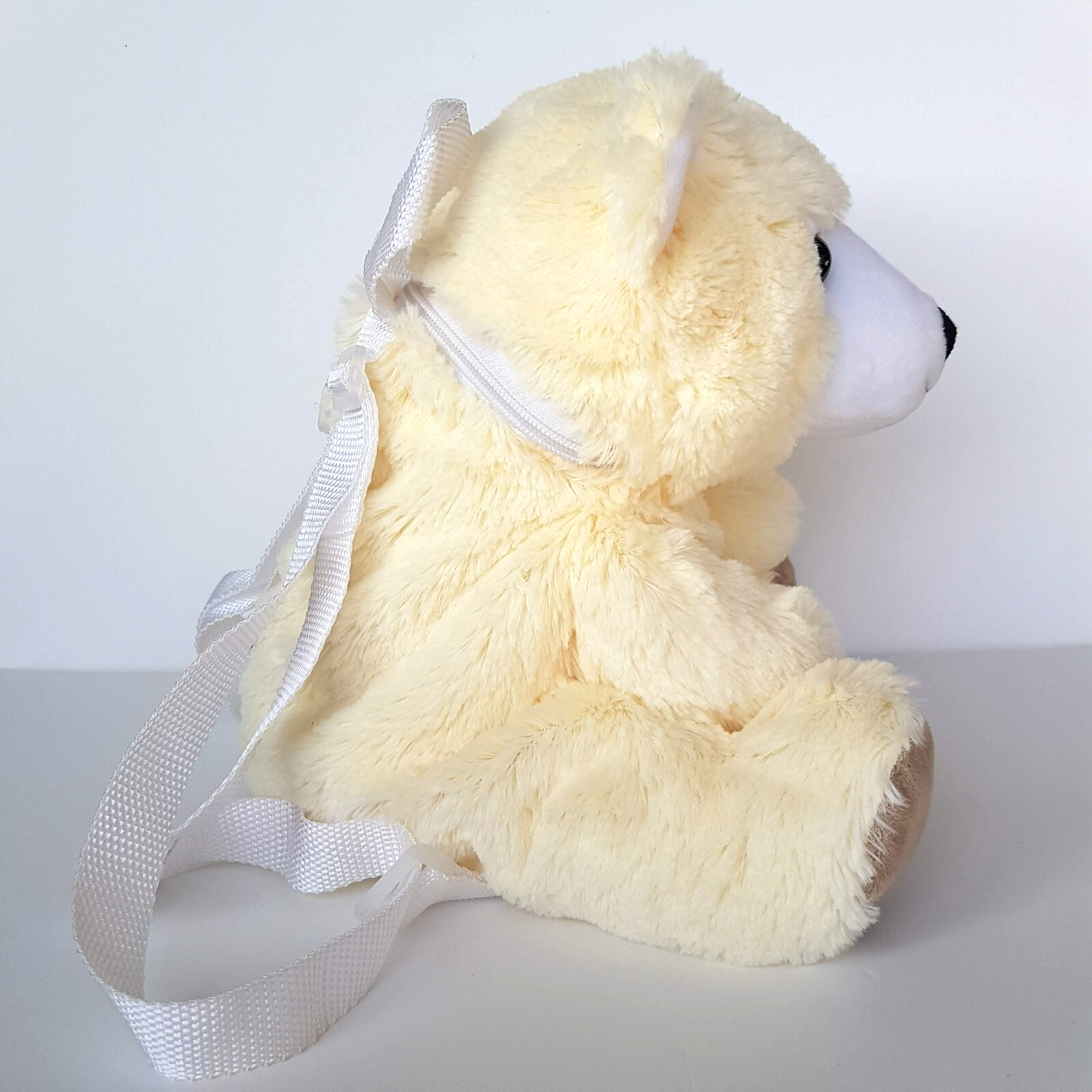 Sea World POLAR BEAR BACKPACK Plush Stuffed Animal 28cm Kids Bag Soft Toy Bag8