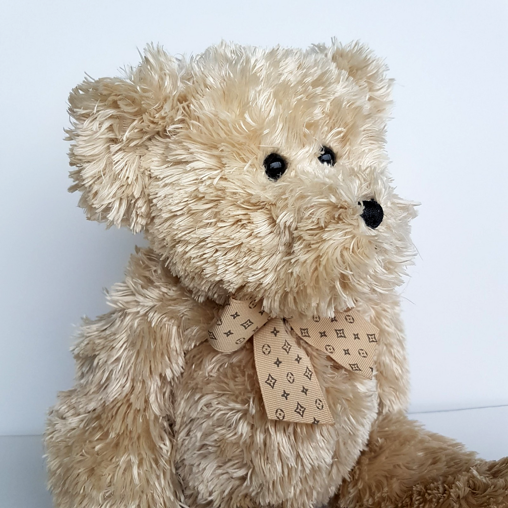 Korimco SHAGGY TEDDY BEAR 46cm Plush Soft Toy Floppy Stuffed Animal Cuddly Cute1