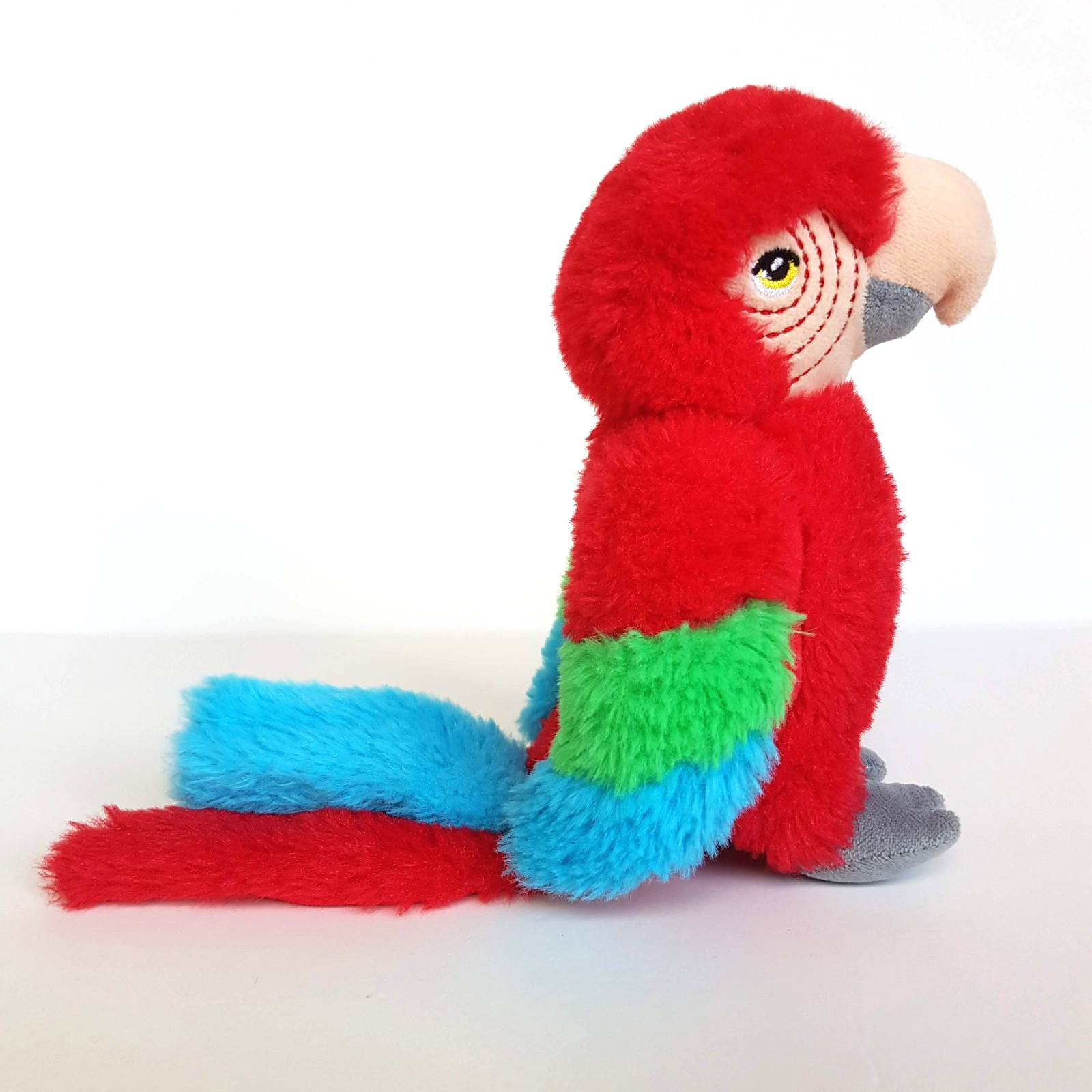 Keel RED PARROT MACAW 18cm Bird Stuffed Animal Soft Toy Red Cute Zoo Birds0