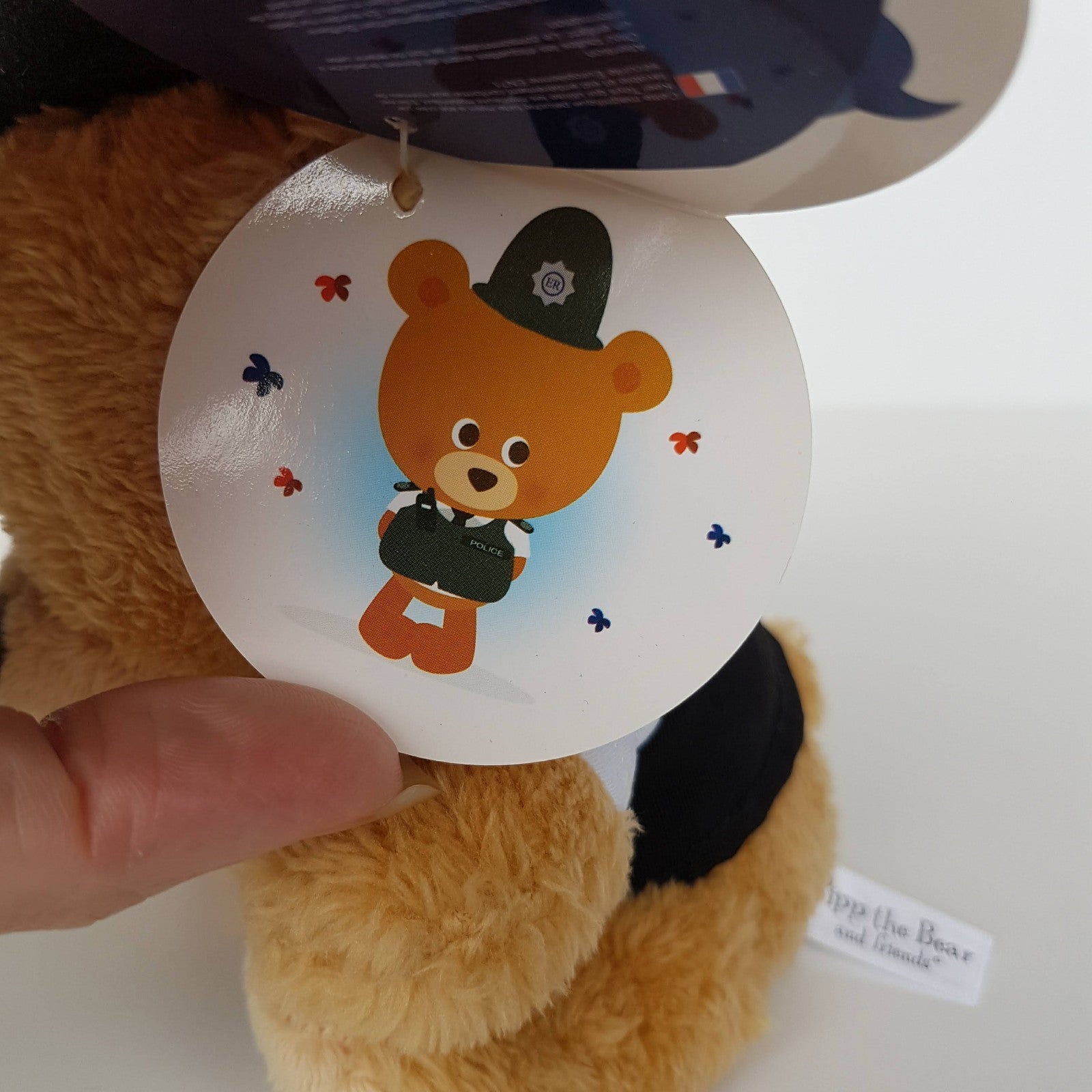 Keel BRITISH POLICE ER PIP Teddy Bear 19cm TAG Plush Stuffed Animal Soft Toy8