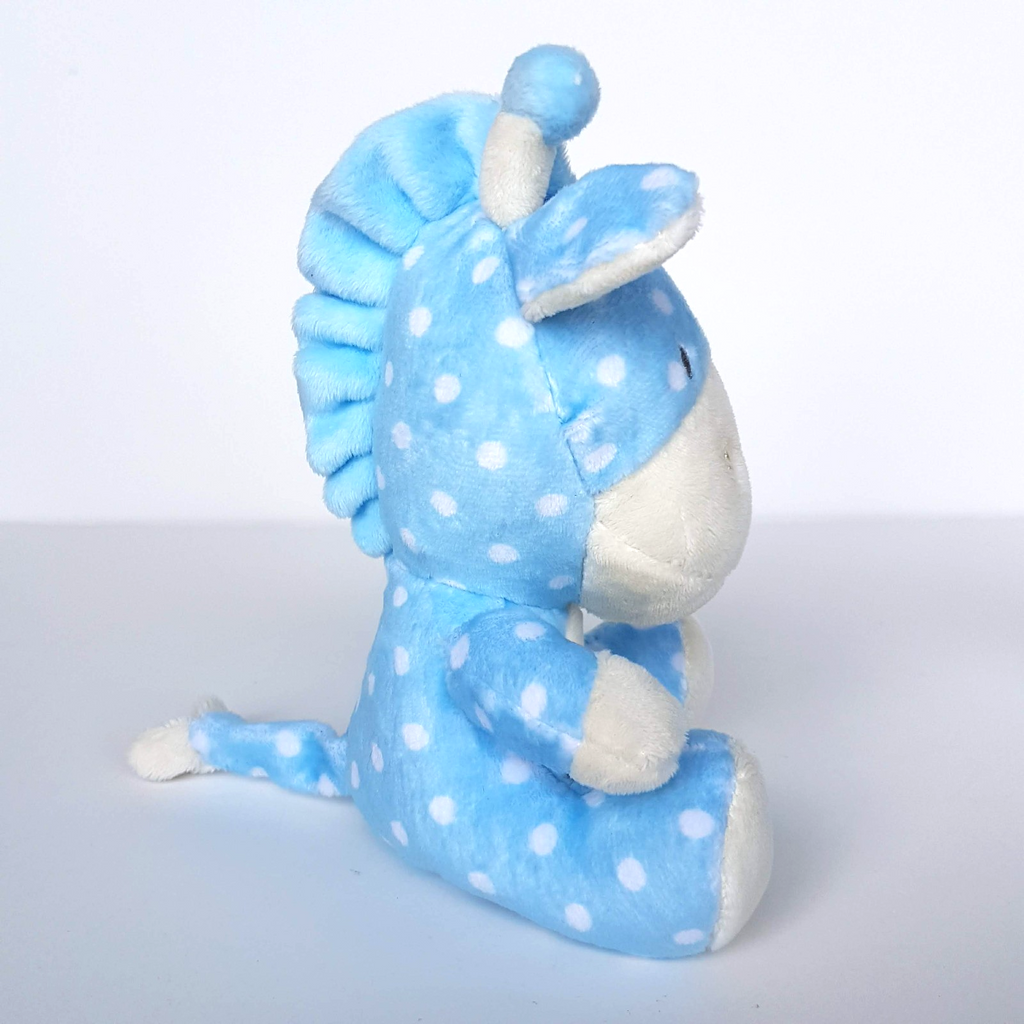 Keel BLUE POLKA DOT GIRAFFE Baby Soft Toy Crinkle Ears Stuffed Animal 16cm Cute4