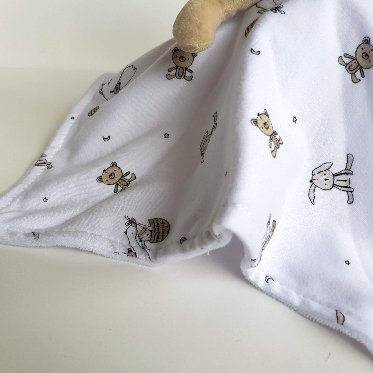Rock A Bye Baby RABBIT Lovey Cartoon Security Comforter Sleep Soother Soft Toy3