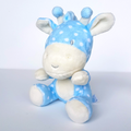 Keel BLUE POLKA DOT GIRAFFE Baby Soft Toy Crinkle Ears Stuffed Animal 16cm Cute0