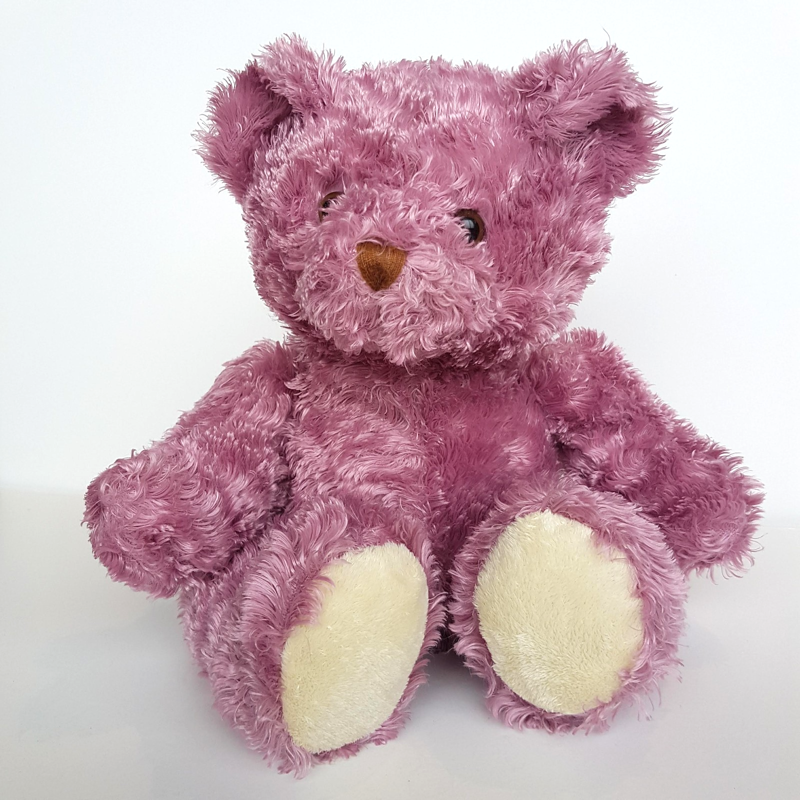 Cuddle Mates FLOPPY TEDDY BEAR Plush 32cm Pink Purple Stuffed Animal Soft Toy3
