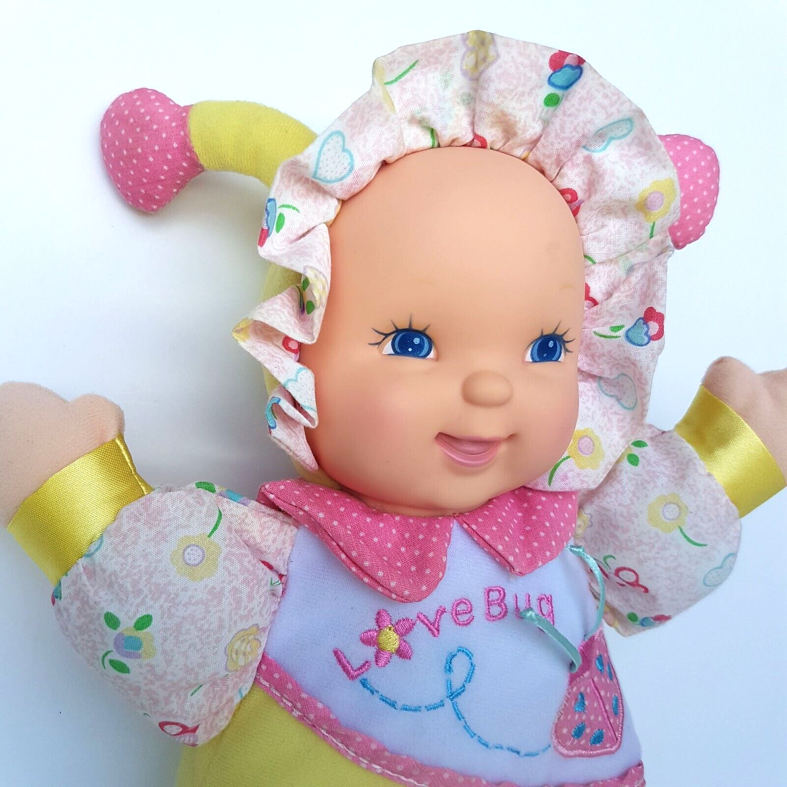 Goldberger LOVE BUG Doll 11” Pastel Baby Vinyl Face Cuddle Lovey Sleep Kids Toy4