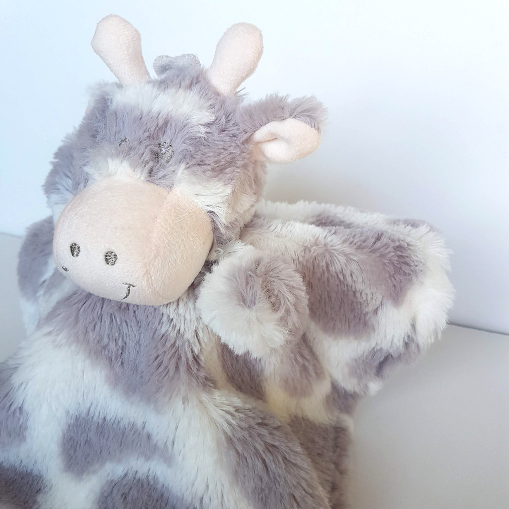Ollie & Paige GIRAFFE Grey Lovey Plush Security Comforter Sleep Cute Soft Toy4