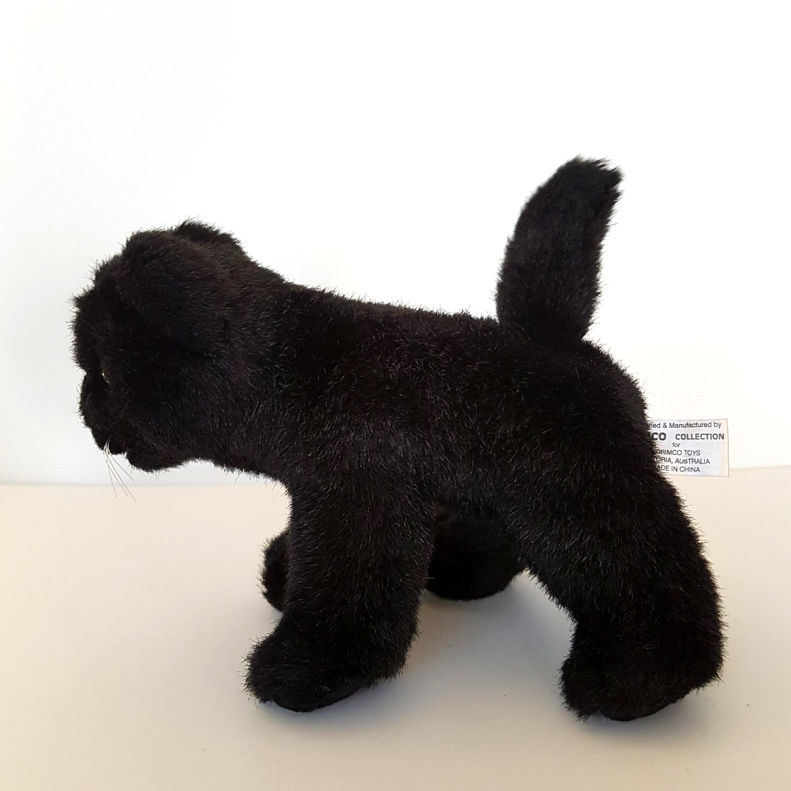 Leosco BLACK PANTHER Wild Cat Plush 15cm Stuffed Animal Korimco Jungle Soft Toy2