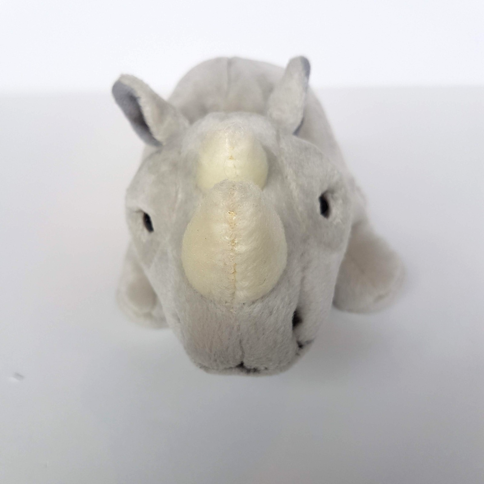 Leosco Korimco GREY RHINO Safari 22cm Plush Soft Toy Stuffed Animal Beanbag Cute4