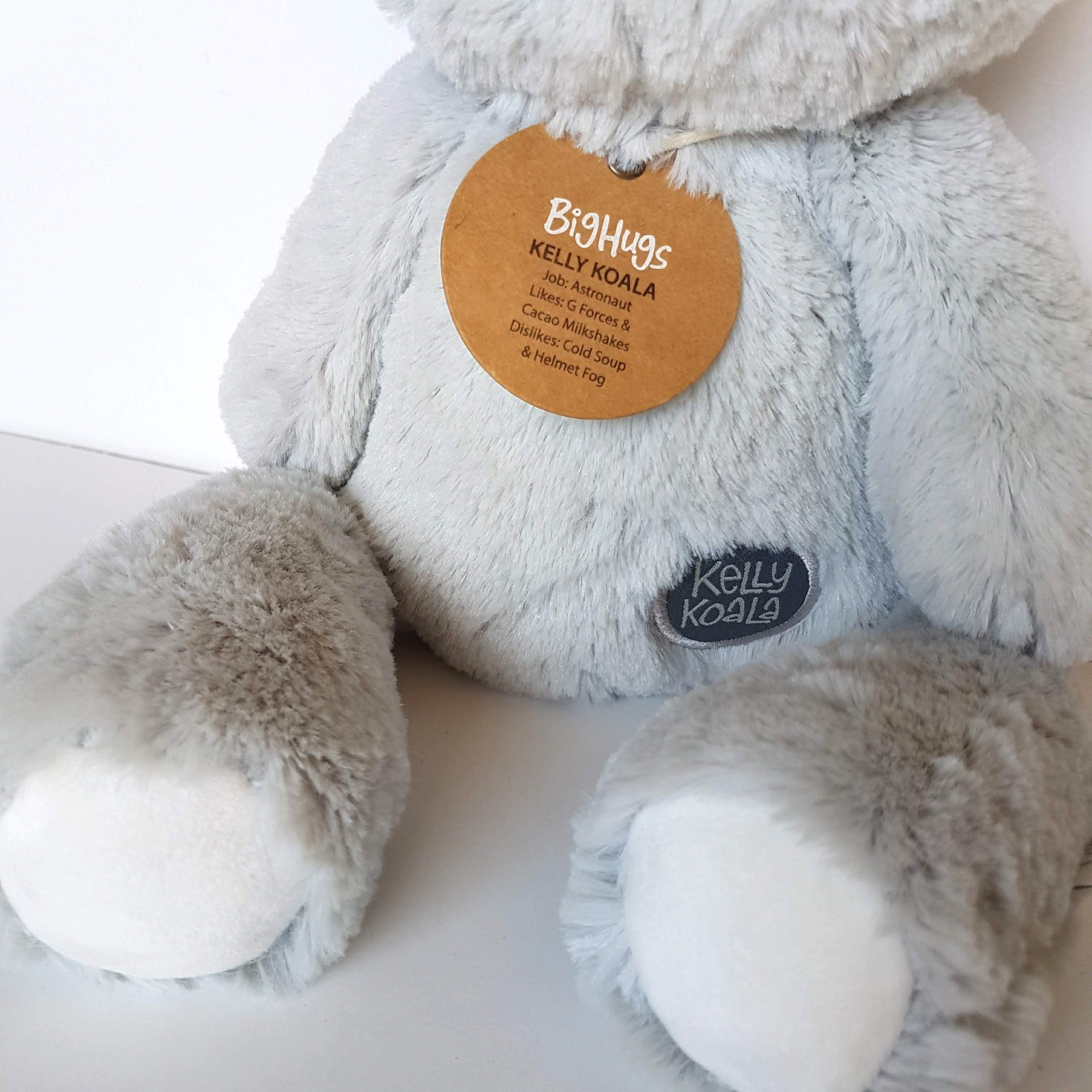 KELLY KOALA Plush OB Designs Grey Baby Lovey Comforter Soft Toy Stuffed Animal2