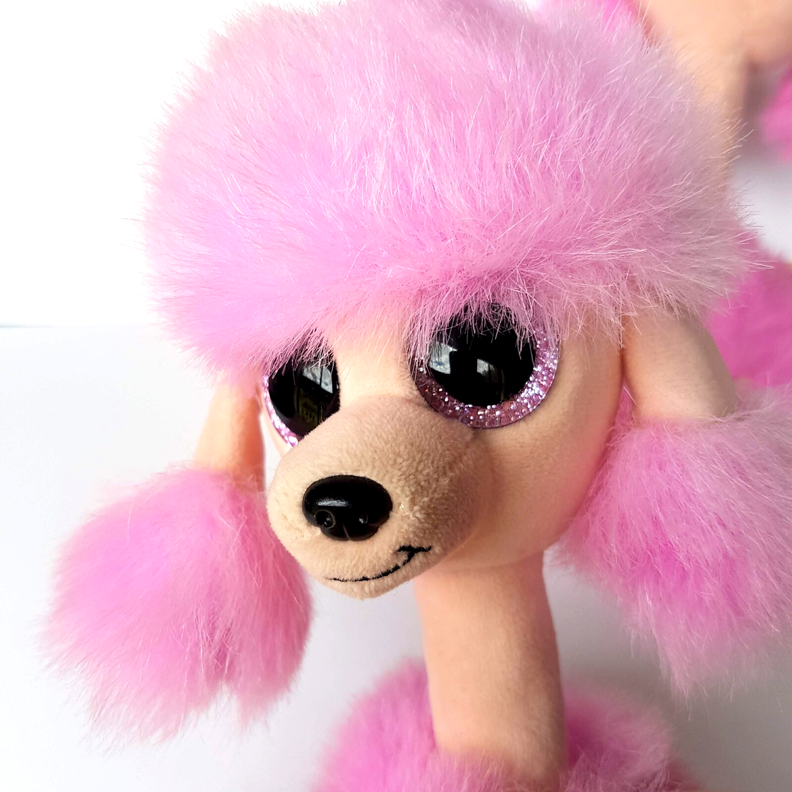 TY Beanie Boos CAMILLA Poodle Dog Mum Pup 13" 9" Plush Stuffed Animal Soft Toy11