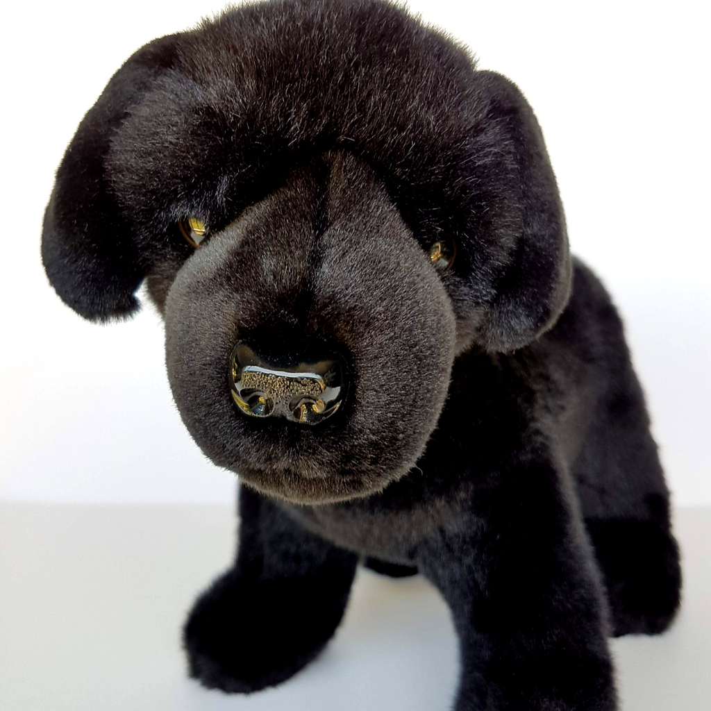 Elk BLACK LABRADOR Dog Puppy Plush KINGS 23cm Stuffed Animal Soft Toy Pet Cuddly6