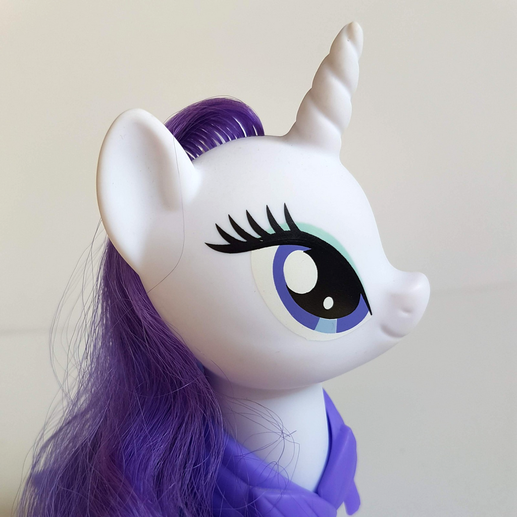 My Little Pony RARITY The Movie Snap On Fashion 16cm Horse Figure Brushable Toy5