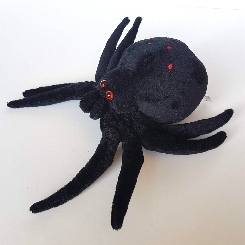 Elka Australian REDBACK SPIDER 21cm Arachnid Soft Toy Plush Stuffed Animal Bug0