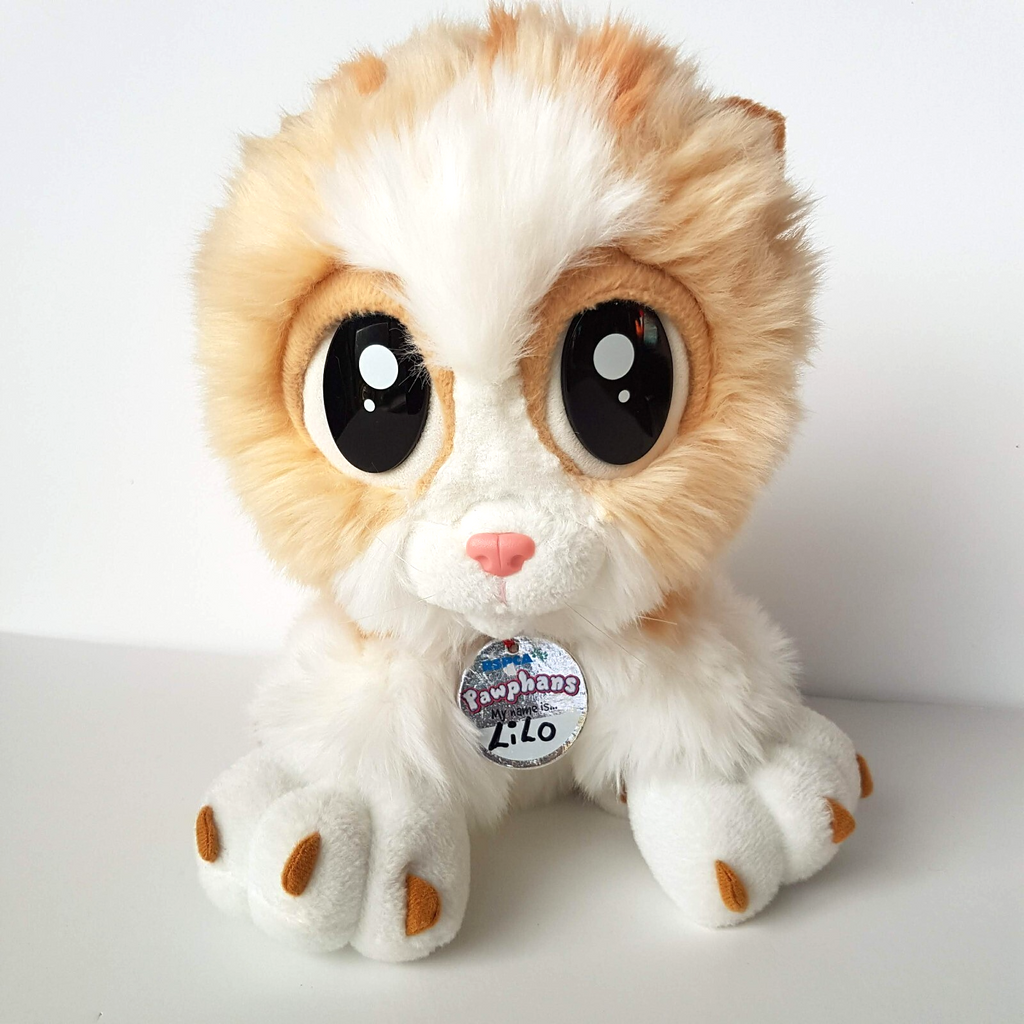 Pawphans RAGDOLL CAT GINGER KITTEN 25cm Plush 2005 Toy Stuffed Animal Pet RSPCA2