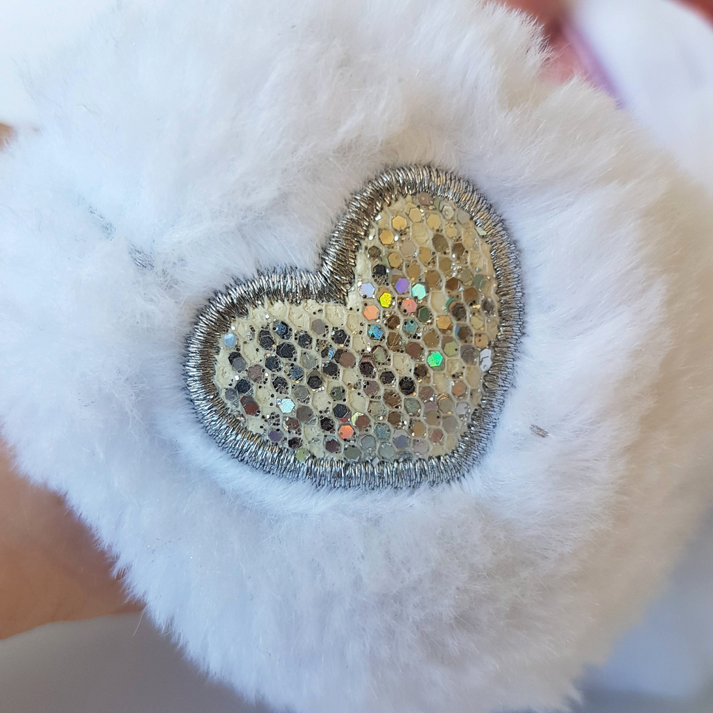 Care Bear HOPEFUL HEART Collector's Edition 2022 36cm Crystal Nose White Glitter20